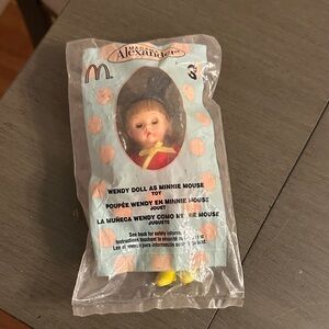 2004 McDonald's Madame Alexander Wendy doll as Minnie Mouse happy meal toy.